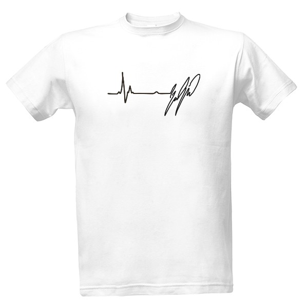 Tričko s potiskem Lukyho EKG