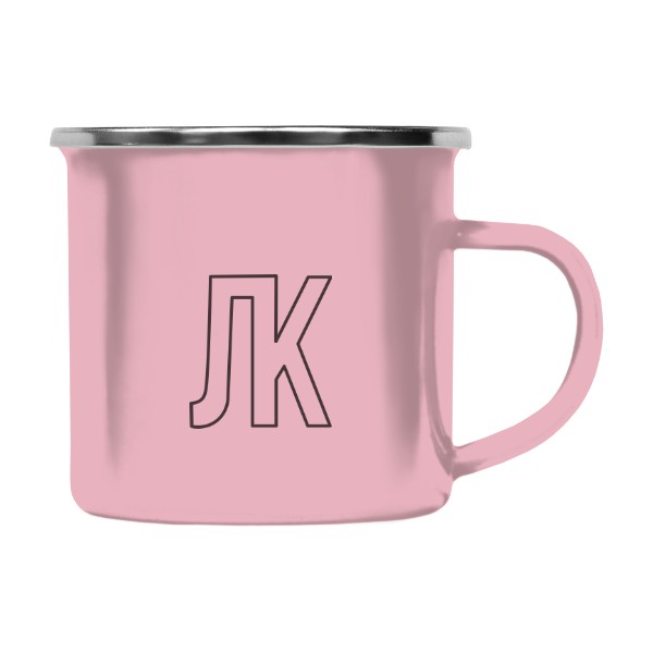 Barevný plecháček - nerezový lem s potiskem Lukyho logo