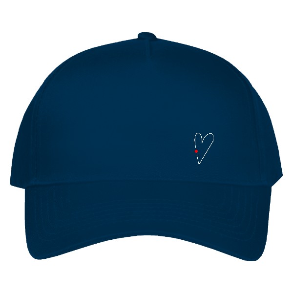 Kšiltovka s potiskem Otevřené srdce