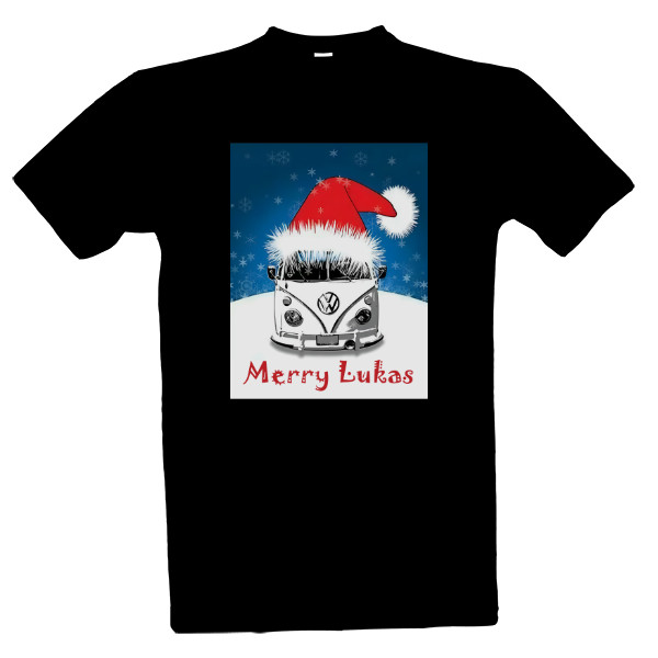 Tričko s potiskem Merry Lukas